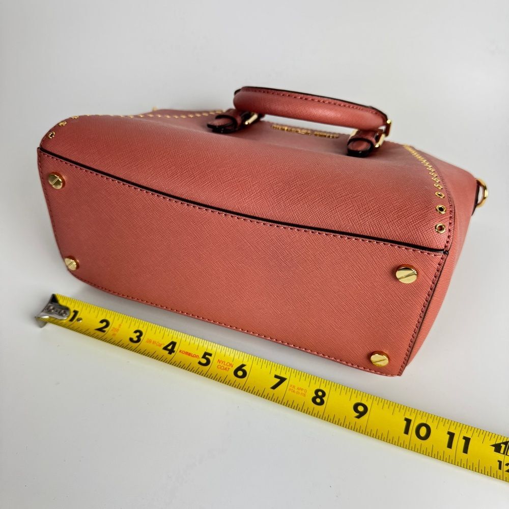 Michael Kors Dusty Coral Pink Satchel Crossbody Bag - Picture 7 of 8